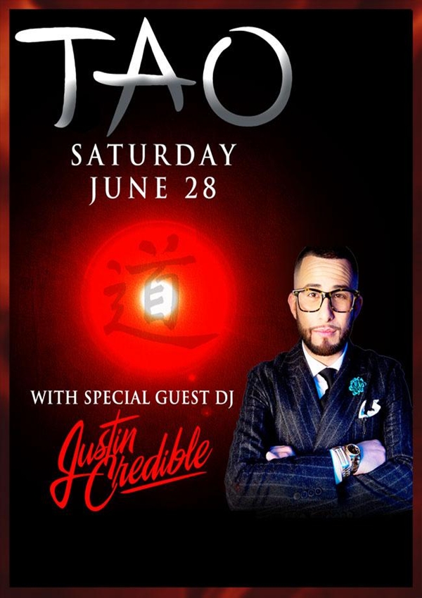 Justin Credible at Tao