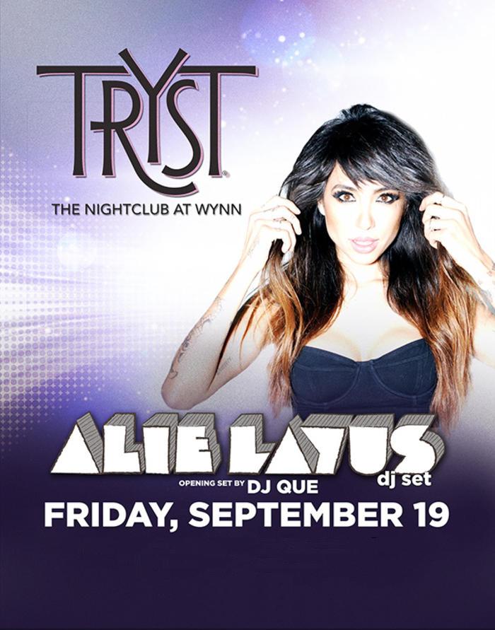 Alie Layus at Tryst