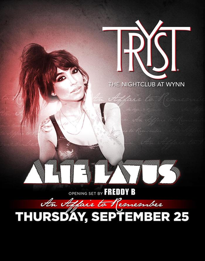 Alie Layus at Tryst