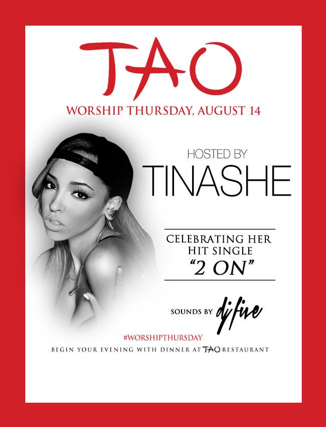 Tinashe at Tao