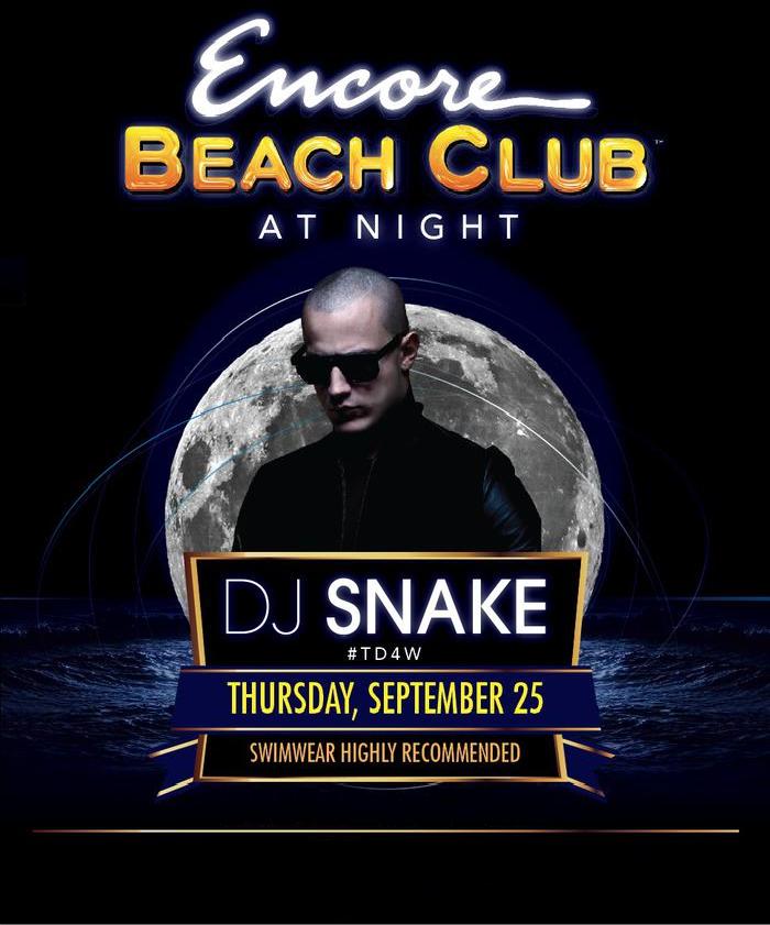 DJ Snake at Encore Beach Club