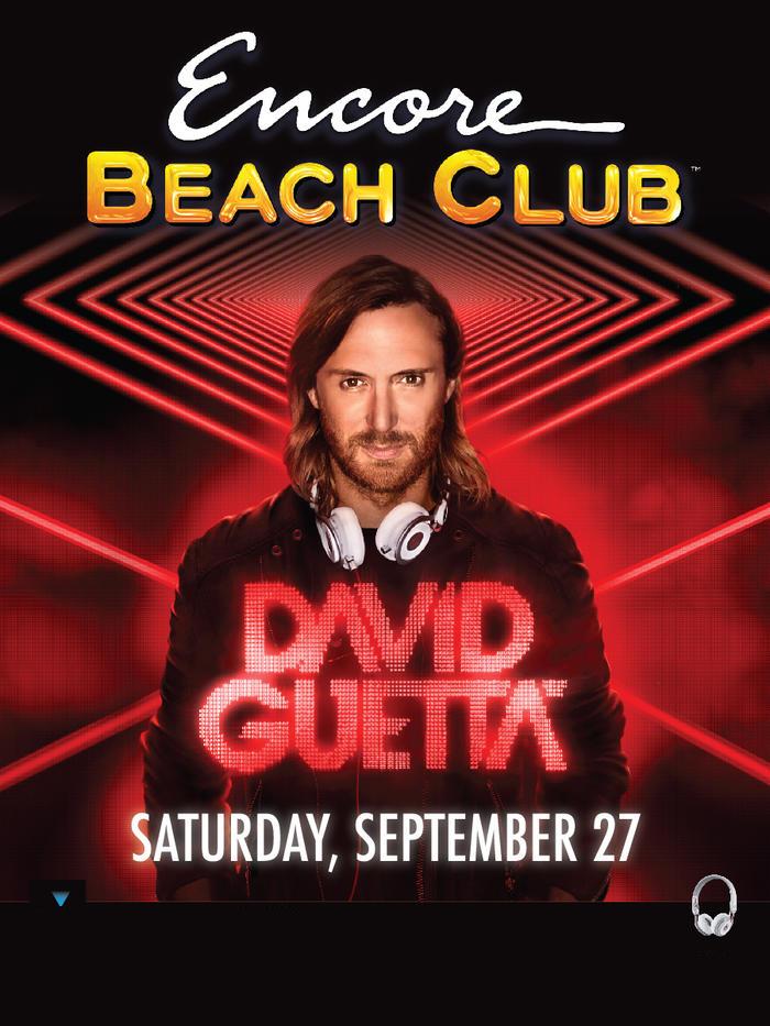 David Guetta at Encore Beach Club