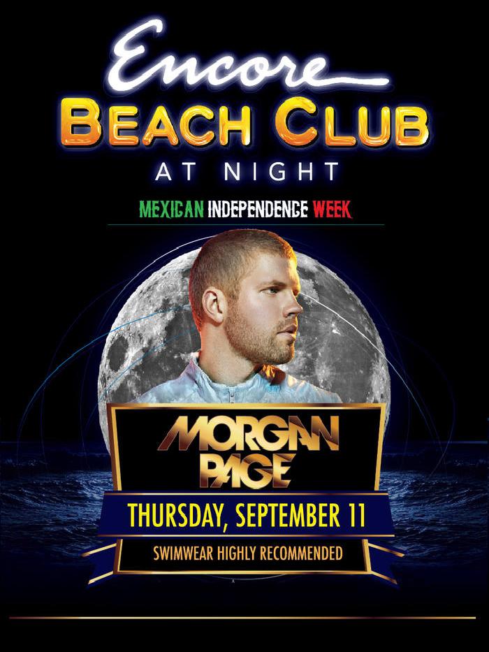 Morgan Page at Encore Beach Club