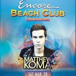 Matthew Koma at Encore Beach Club